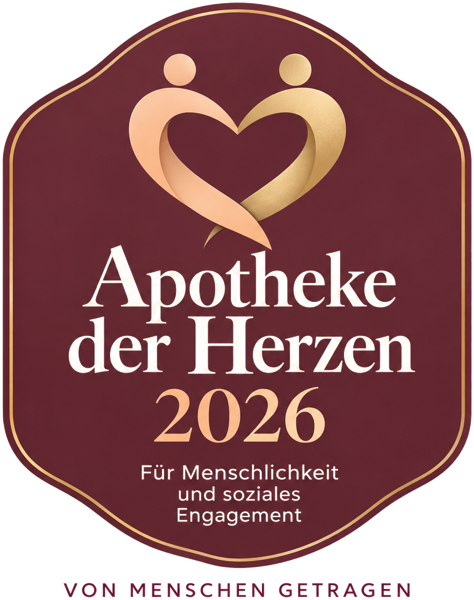 Auszeichnung Apotheke der Herzen 2026, für Menschlichkeit und soziales Engagement