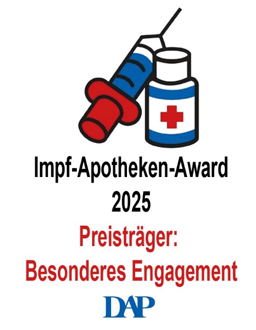 Logo Impf-Apotheken-Award 2025, Preisträger für besonderes Engagement